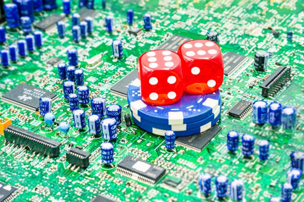 Live dealer rolling three dice in a transparent chamber at bank77 Lightning Dice table